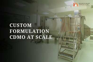 How Custom Formulation CDMO Manufacturers Are Scaling India’s Healthcare Output — One Production Line at a Time